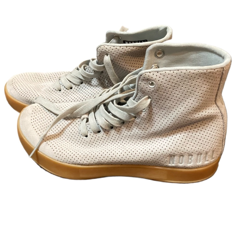 NOBULL High Top Suede Trainer CrossFit Gray Size 6